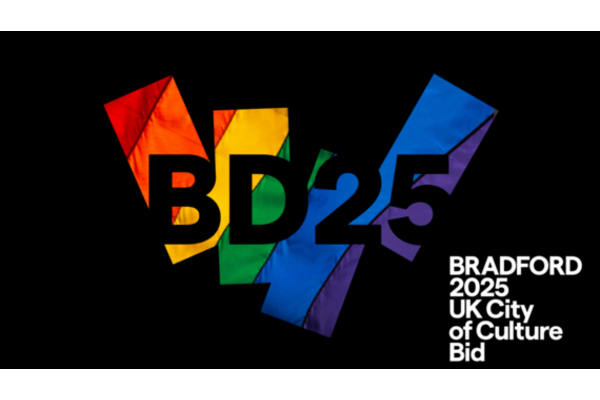 BD25 Bradford 2025 UK City of Culture Bid logo.